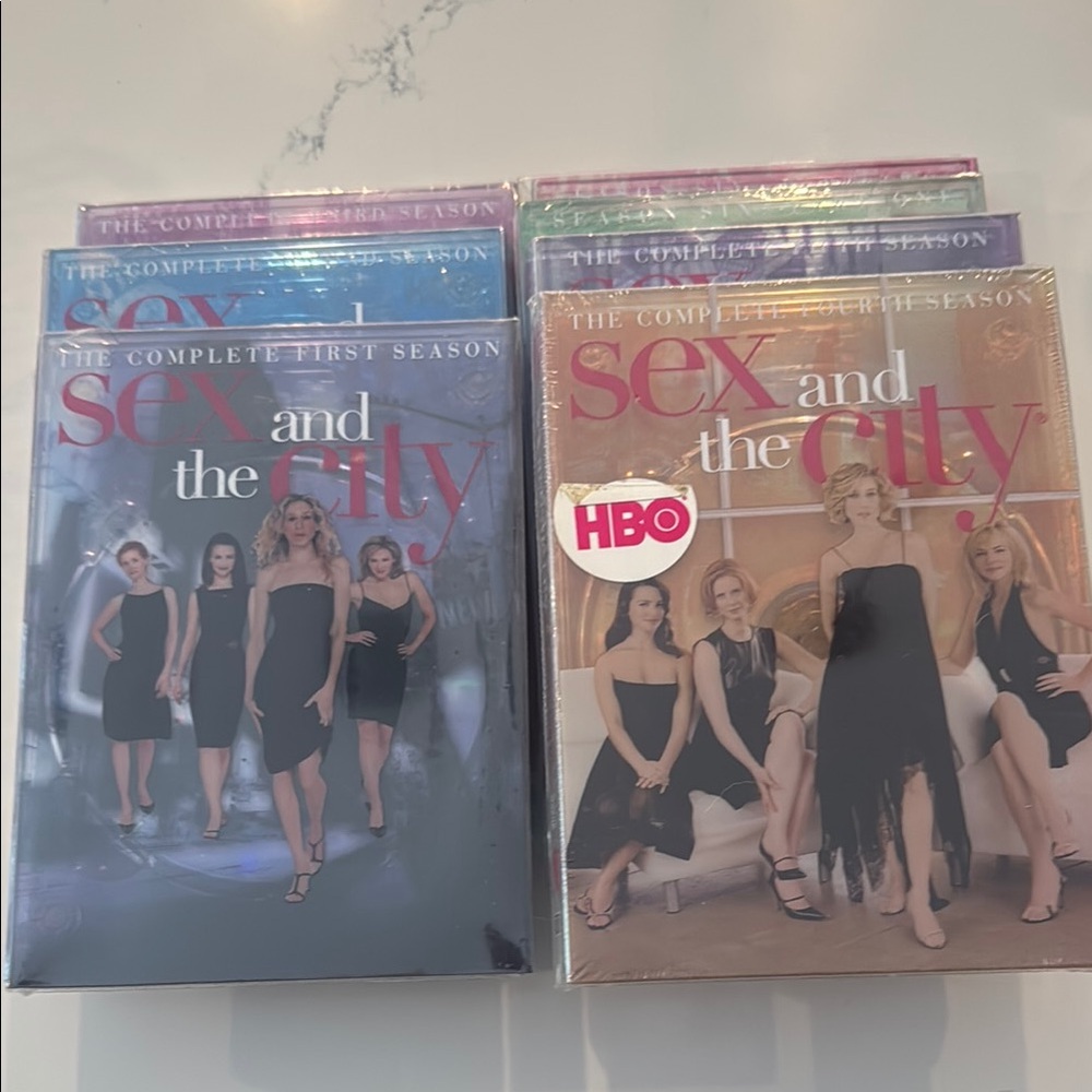 Sex & the City Complete DVD set seasons 1-6 all new, sealed except season 6 pt 2